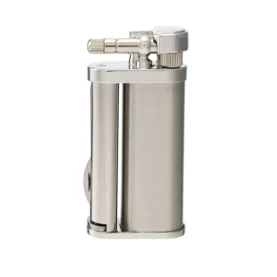 TSUBOTA PEARL EDDIE FLINT PIPE LIGHTER - SILVER SATIN