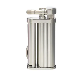TSUBOTA PEARL EDDIE FLINT PIPE LIGHTER - SILVER STRIPE