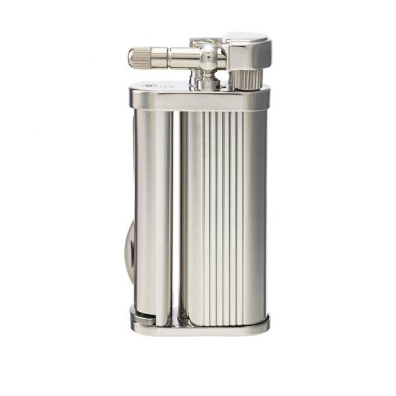 TSUBOTA PEARL EDDIE FLINT PIPE LIGHTER - SILVER STRIPE