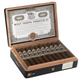 WEST TAMPA BLACK MADURO ROBUSTO BOX OF 20