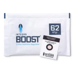 INTEGRA BOOST 62% HUMIDITY CONTROL 67g  - BULK Individually Overwrapped 100 Box