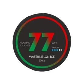77 NICOTINE POUCHES 20MG OUTER OF 10's - WATERMELON ICE