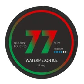 77 NICOTINE POUCHES 20MG OUTER OF 10's - WATERMELON ICE