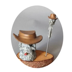 B2C CREATIONS CIGAR REST AND SPEAR SET - COWBOY