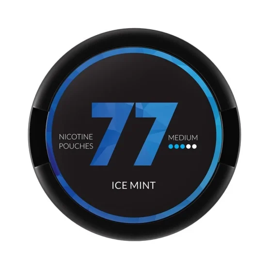 77 NICOTINE POUCHES 20MG OUTER OF 10's - ICE MINT