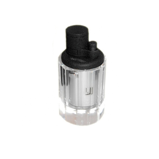 VECTOR CRYSTAL BASE TABLE LIGHTER TRIPLE JET - CHROME