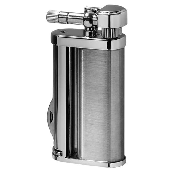 TSUBOTA PEARL BOLBO FLINT CIGARETTE LIGHTER - SILVER SATIN 2 - SMALL/SLIM