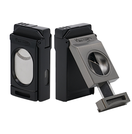 VECTOR SWITCH TWIN LIGHTER AND CUTTER - BLACK MATTE
