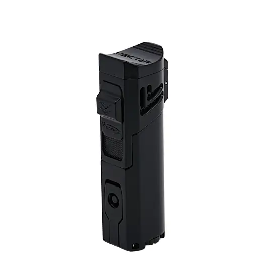 VECTOR CALIPER SINGLE JET LIGHTER - ANODIZED BLACK MATTE