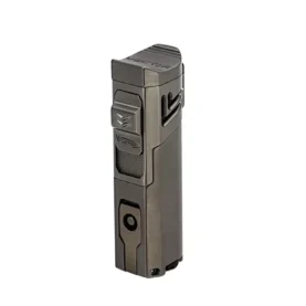 VECTOR CALIPER SINGLE JET LIGHTER - GUNMETAL SATIN MATTE