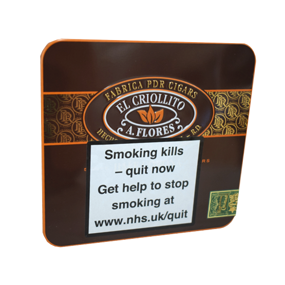 PDR EL CRIOLLITO HALF CORONA TIN OF 5 - OUTER OF 5