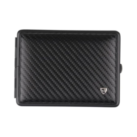 CIGARETTE LEATHER CASE CARBON BLACK FRAME BLACK 18ER