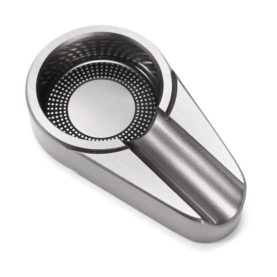 SINGLE CIGAR ASHTRAY - ALLUMINIUM SILVER MATT