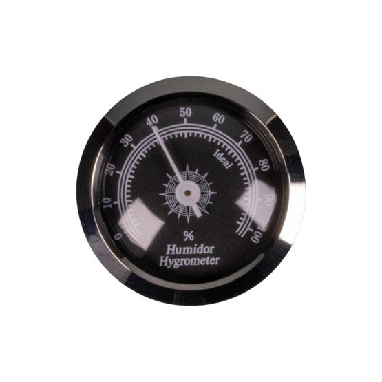 HYGROMETER WITH MAGNET - DIAMETER 44mm - CHROME