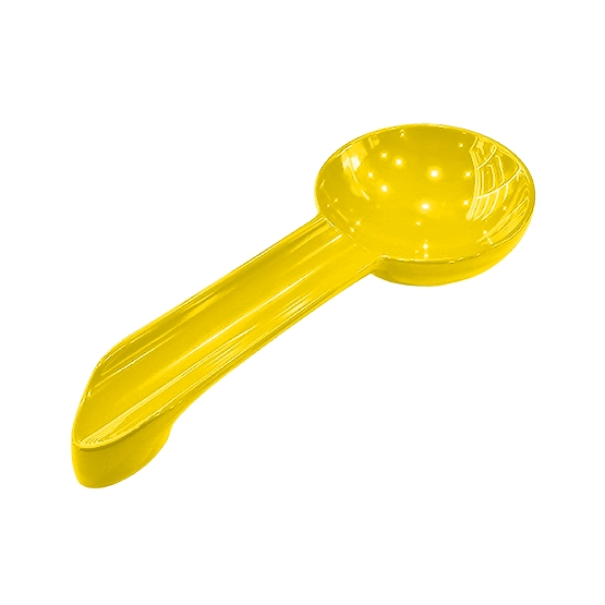 BLD METAL CIGAR ASHTRAY 1 REST - YELLOW