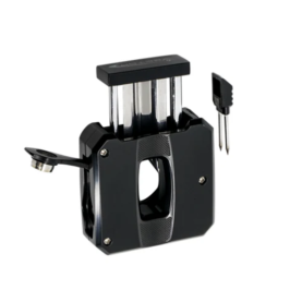 VECTOR VCUBE V CUT AND PUNCH CIGAR CUTTER - BLACK MATTE