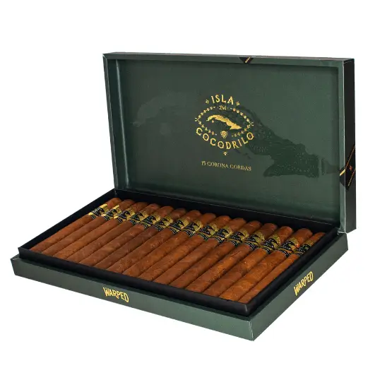 WARPED ISLA COCODRILO CORONA GORDA BOX OF 15