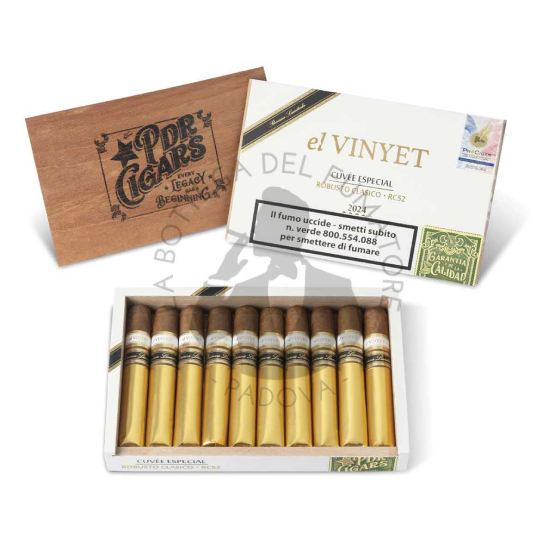 PDR EL VINYET 2024 ROBUSTO CLASICO BOX OF 10