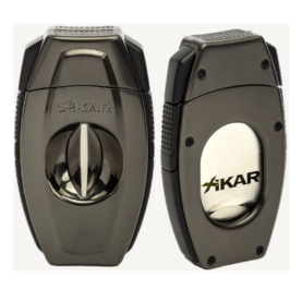 XIKAR FLIP DUAL CIGAR CUTTER - GUNMETAL