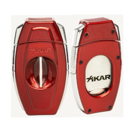 XIKAR FLIP DUAL CIGAR CUTTER - RED
