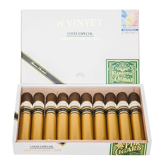 PDR EL VINYET 2024 ROBUSTO CLASICO BOX OF 10