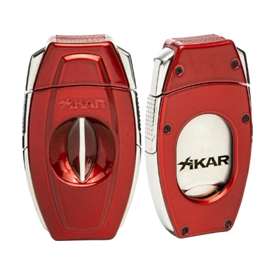 XIKAR FLIP DUAL CIGAR CUTTER - RED