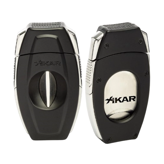 XIKAR FLIP DUAL CIGAR CUTTER - BLACK