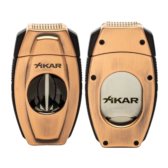 XIKAR FLIP DUAL CIGAR CUTTER - BRONZE