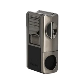 VECTOR THOR LIGHTER V-CUT ROTATING - BLACK CRACKLE MATTE