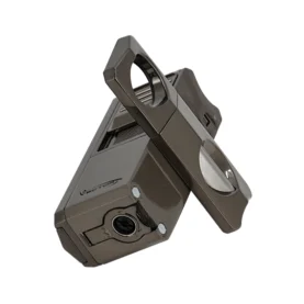 VECTOR THOR LIGHTER V-CUT ROTATING - GUNMETAL SATIN