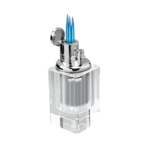 VECTOR CRYSTAL BASE INSERT WITH CHROME/BLACK - Triple Jet Flame
