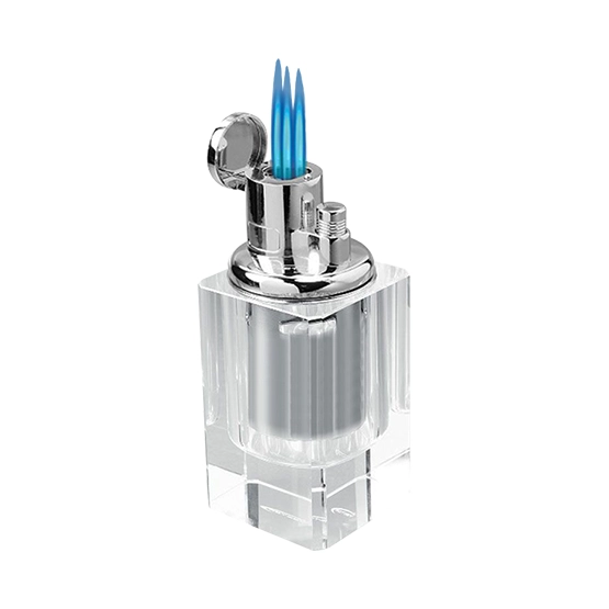 VECTOR CRYSTAL BASE INSERT WITH CHROME/BLACK - Triple Jet Flame