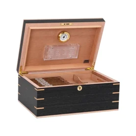 MESSINA DESKTOP HUMIDOR - GREY OAK VENEER