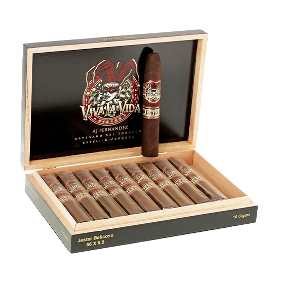 VIVA LA VIDA 5TH ANNIVERSARY JESTER FLAT BELICOSO BOX OF 10